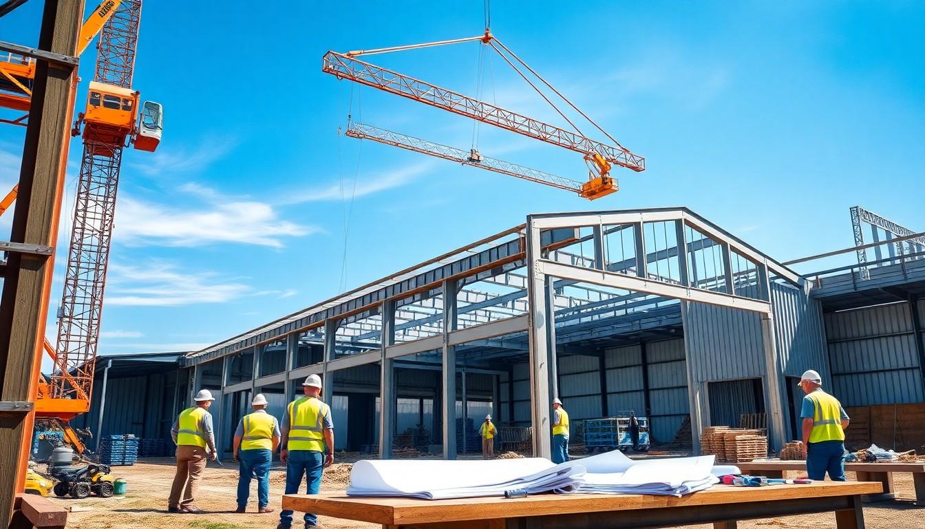 metal building construction near me