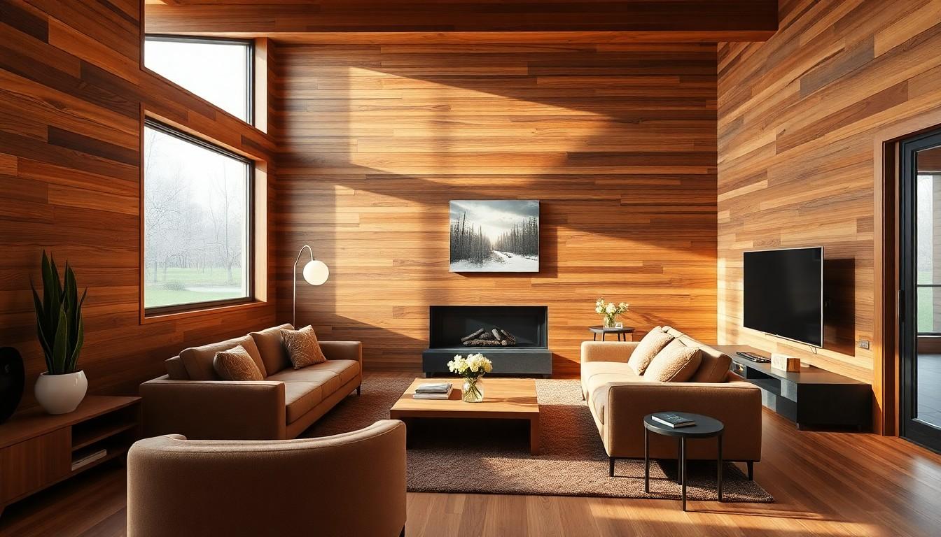 interior wooden wall design