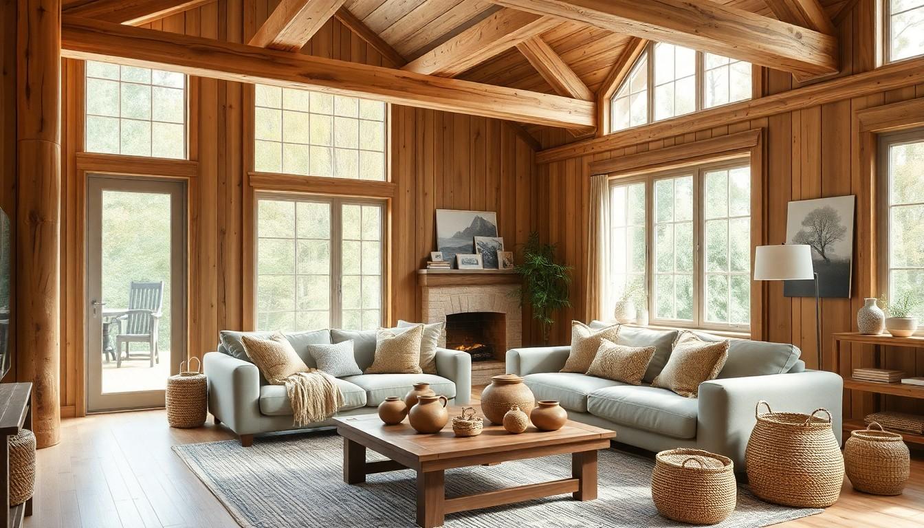 rustic scandinavian interior design