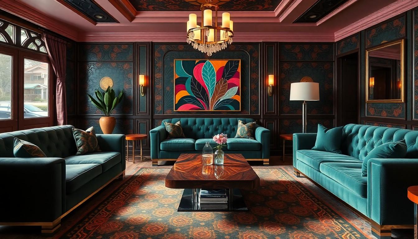 art deco style interior design