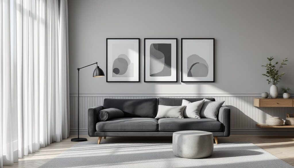 monochrome interior design