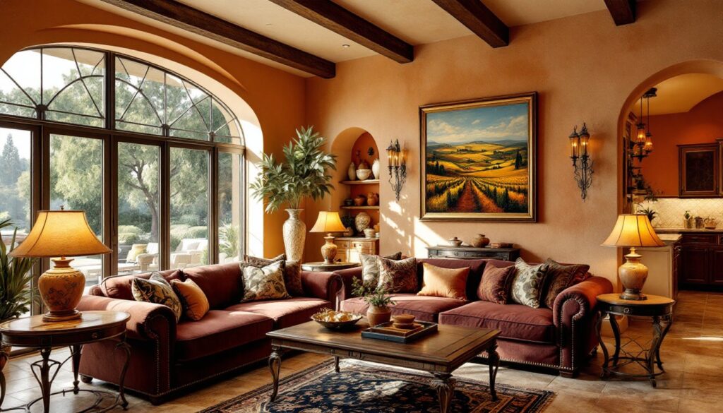 tuscan interior design 2000s