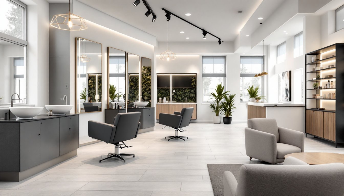 hairdressing salon interior design
